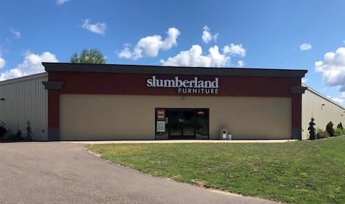 Rhinelander Slumberland Furniture storefront