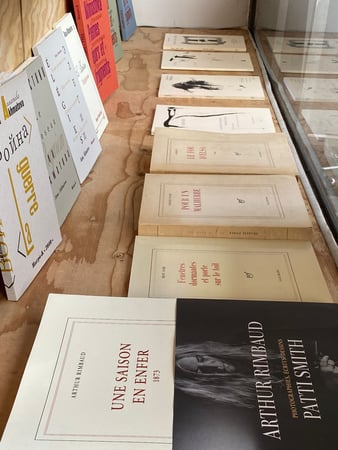 Printemps de la poésie. Gallimard Collection blanche, Patti Smith, René Char, Anna Akhmatova... la plus grande sélection de livres de poésie du canton, voire plus !