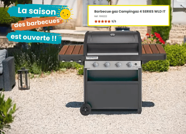 Barbecue gaz Campingaz 4 SERIES WLD IT