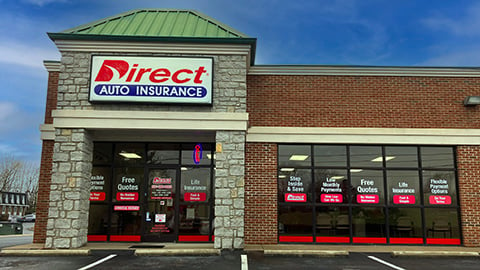Direct Auto Insurance storefront located at  1810 Shady Brook Street, Columbia