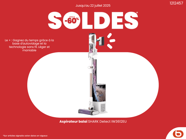 Aspirateur balai SHARK Detect IW3612EU