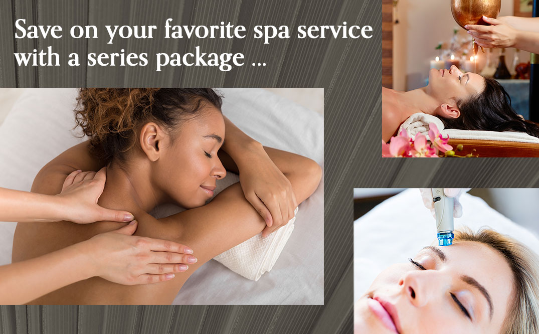 Save on your favorite spa service with a series package!