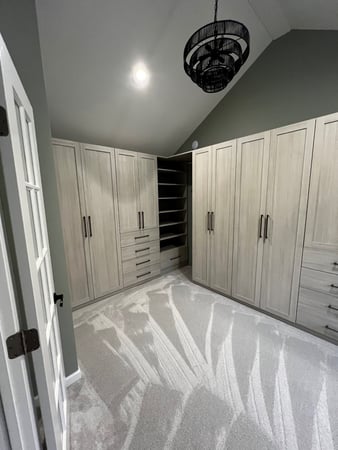 Custom walk-in wardrobe