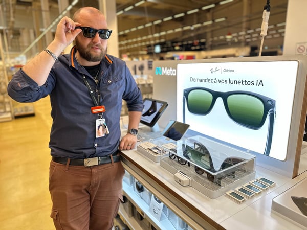 Exclusif dans votre magasin Boulanger sarcelles : les lunettes meta Ray-Ban connectées!