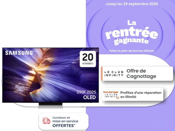 Changez de télé sans exploser votre budget : Venez découvrir nos offres de rentrée chez Boulanger Bordeaux Mérignac