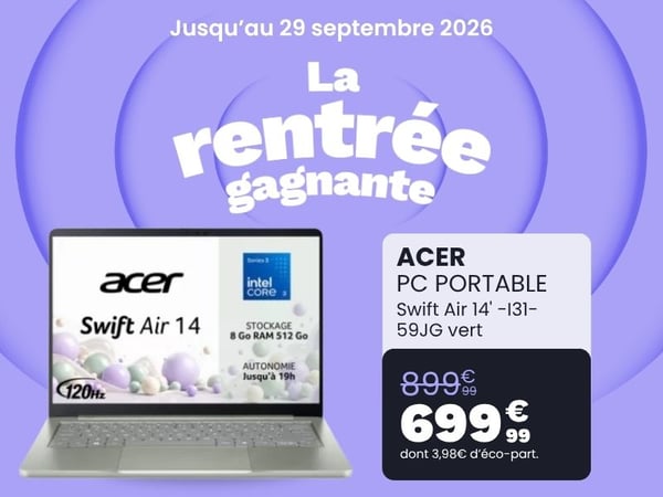 Ordinateur portable ACER Swift Air 14' -I31-59JG ve 14