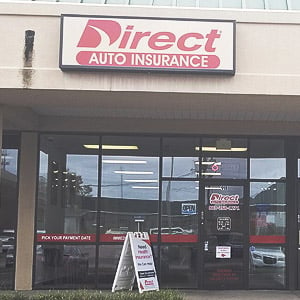Direct Auto Insurance storefront located at  911 Chestnut Street, Orangeburg