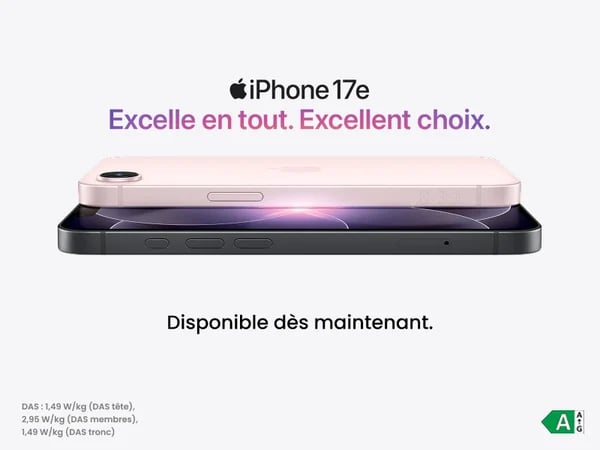 iPhone 17e : disponible dès maintenant chez Boulanger Châteauroux