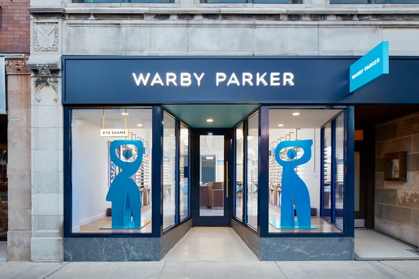 Warby Parker Woodfield Mall Shop glasses sunglasses and