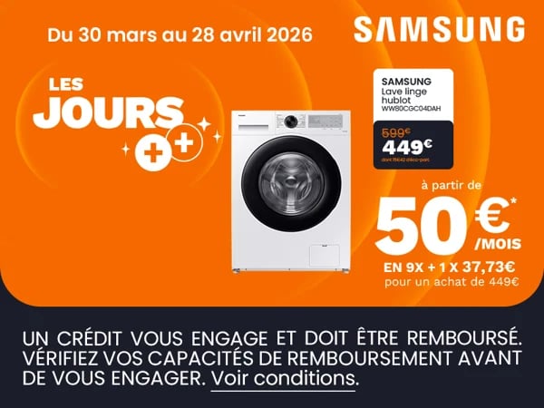 Lave linge Boulanger Poitiers sud !