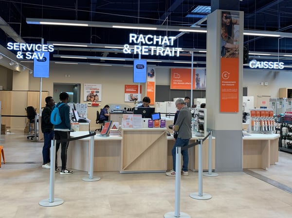 caisse financement sav service après vente rachat retrait boulanger anglet