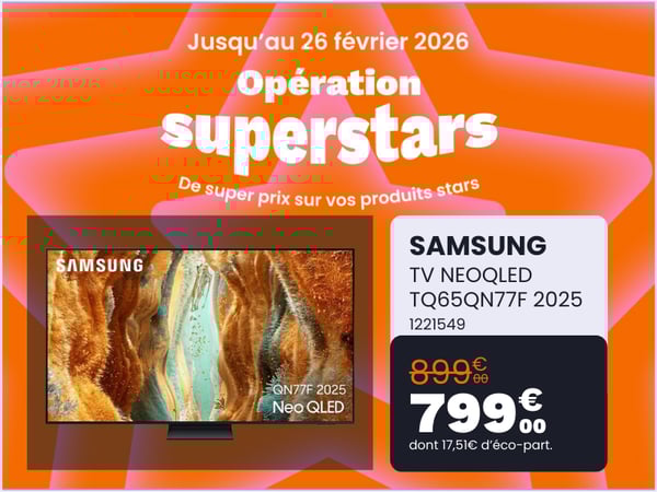 TV Mini Led SAMSUNG NeoQLED TQ65QN77F 2025-65 pouces 164cm