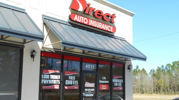 Direct Auto Insurance storefront located at  4511 Denny Avenue, Pascagoula