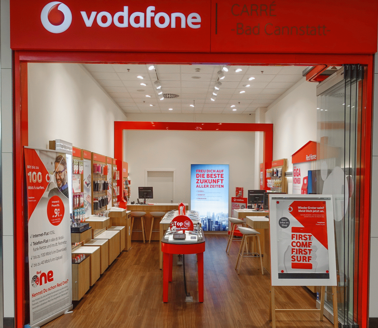 Vodafone-Shop in Stuttgart, Wildunger Str. 2-4