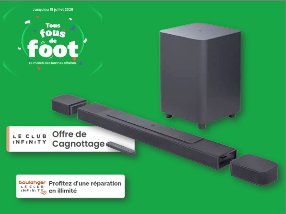 Envie de transformer votre salon en salle de ciné (et de faire vibrer les murs) ? 🍿