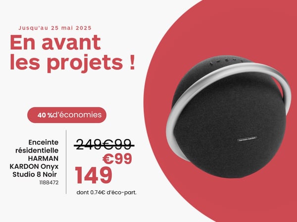 Enceinte résidentielle HARMAN KARDON Onyx Studio 8 Noir