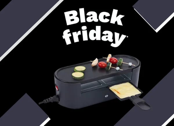 Raclette ESSENTIELB Multiplug Noire - Boulanger Compiègne