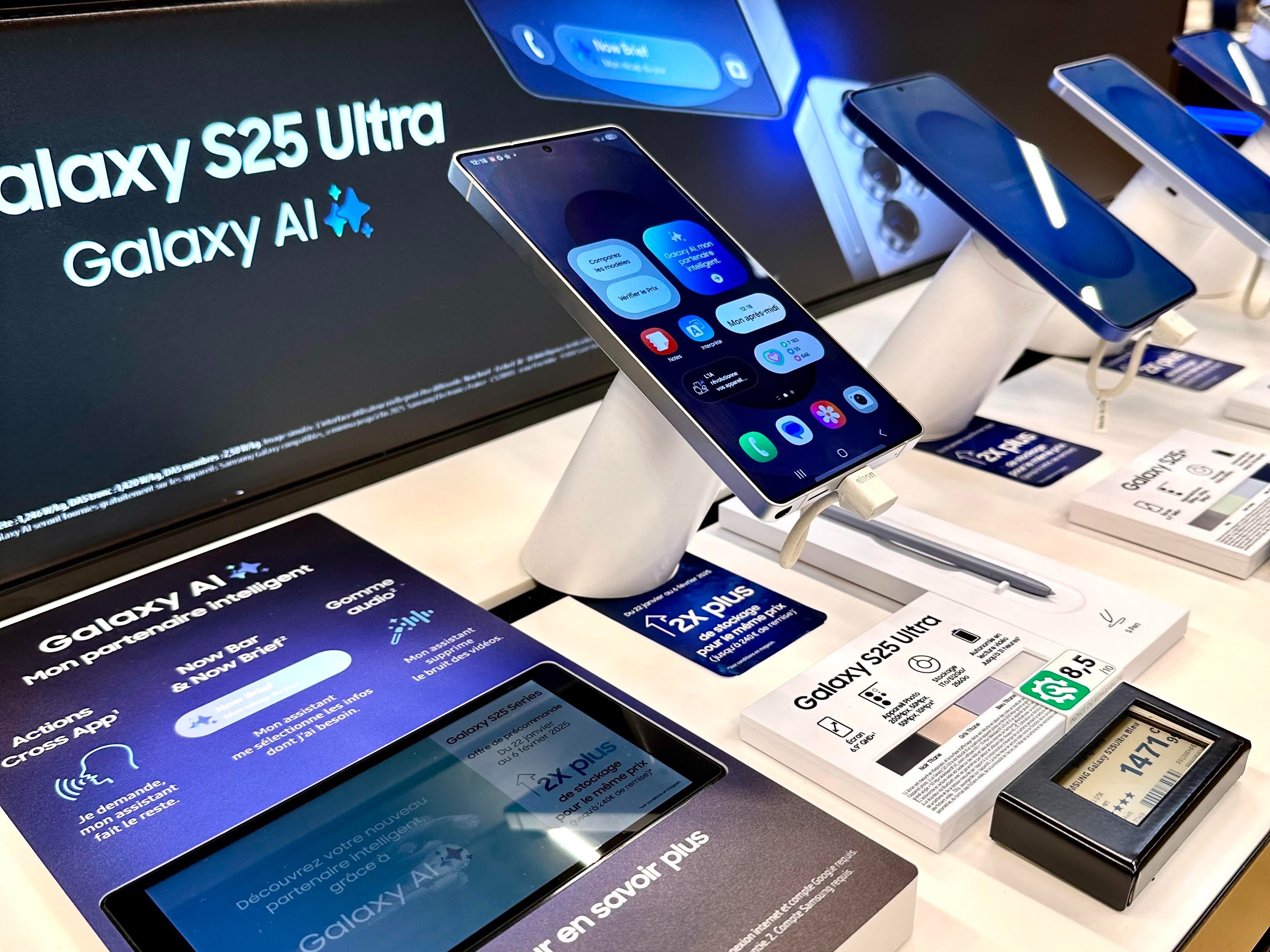 Découvrez le Smartphone Samsung Galaxy S25 dans notre magasin Boulanger sarcelles