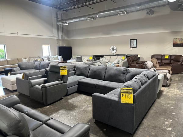 Little Canada Slumberland Furniture Clearance Outlet sectional