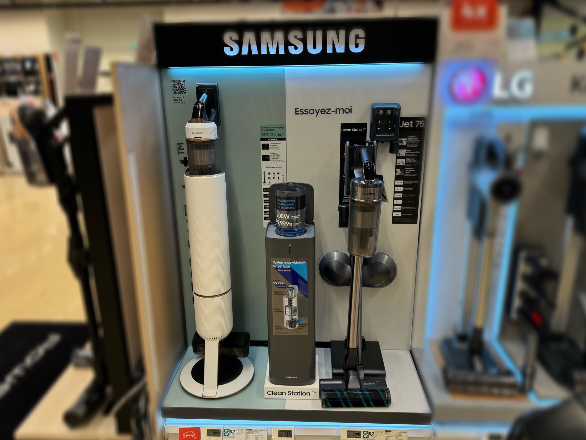 aspirateurs balais samsung dans votre magasin boulanger st quentin fayet