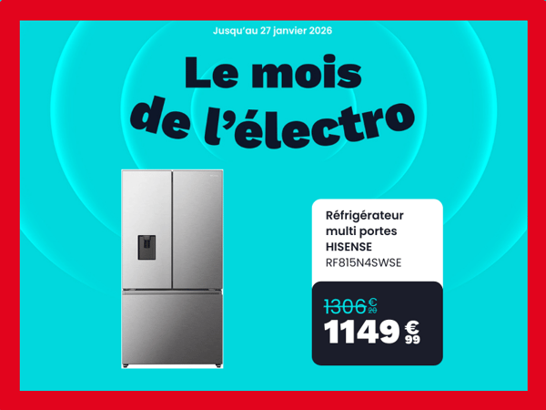 Réfrigérateur multi portes HISENSE RF815N4SWSE