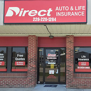 Direct Auto Insurance storefront located at  2080 Hwy 90, Bay St Louis