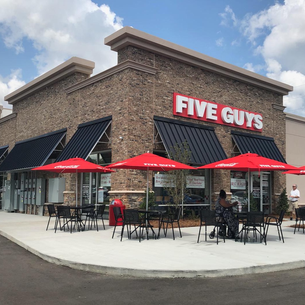 Five Guys at 1421 Concord Parkway North in Concord, NC.