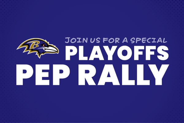 Join us for a special playoffs pep rally