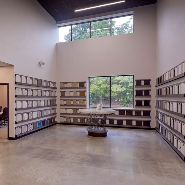 Cambria Showroom - Boston sample wall