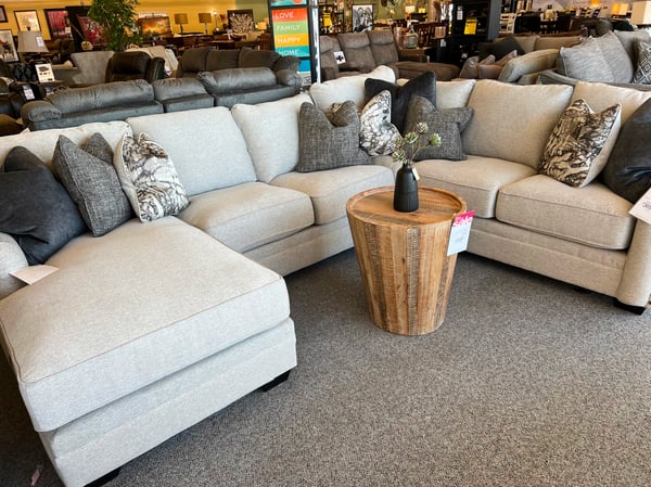 Pantomine sectional at Slumberland Furniture Store in International Falls,  MN