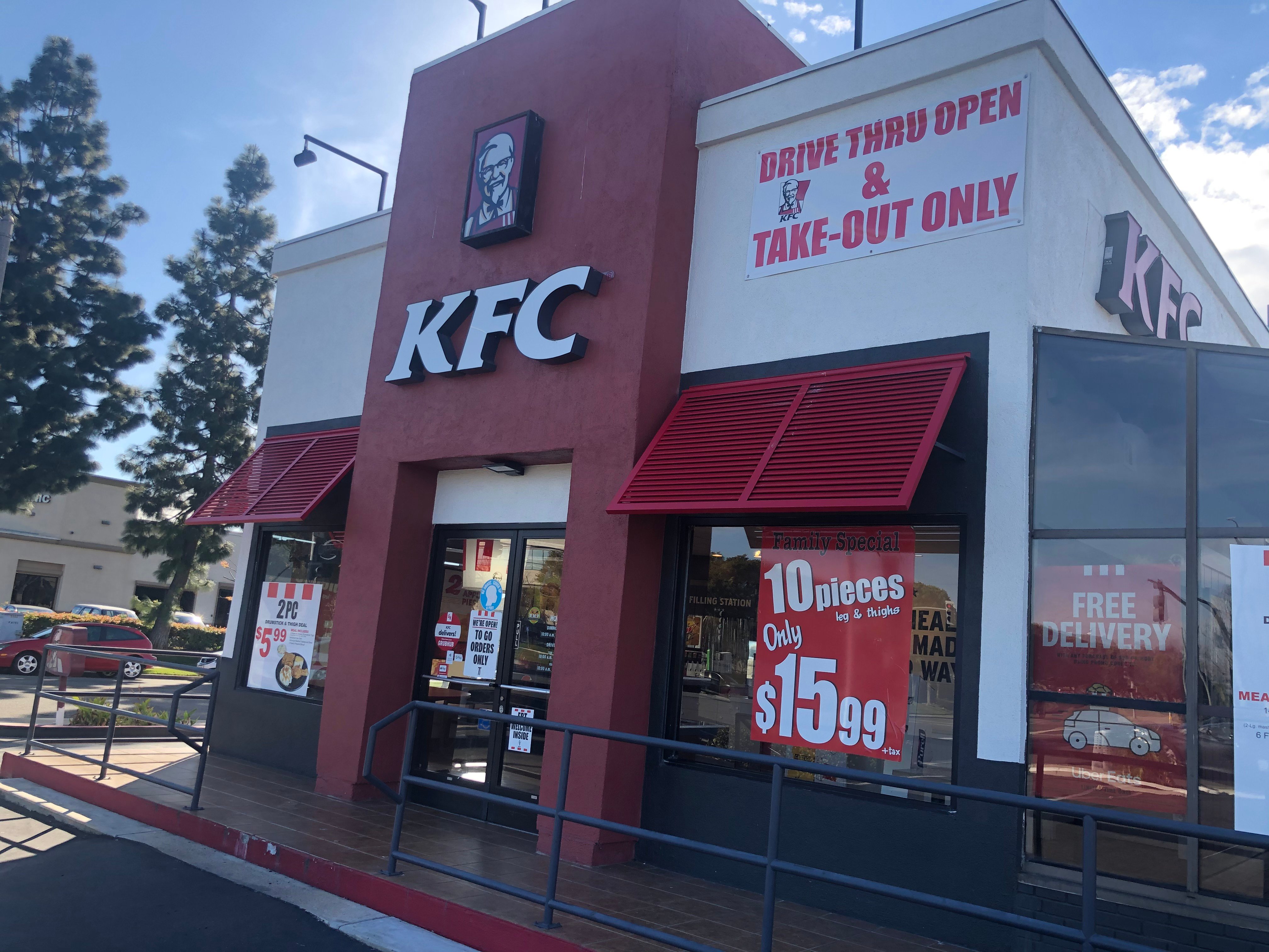 Kfc Open Drive Thru Near Me