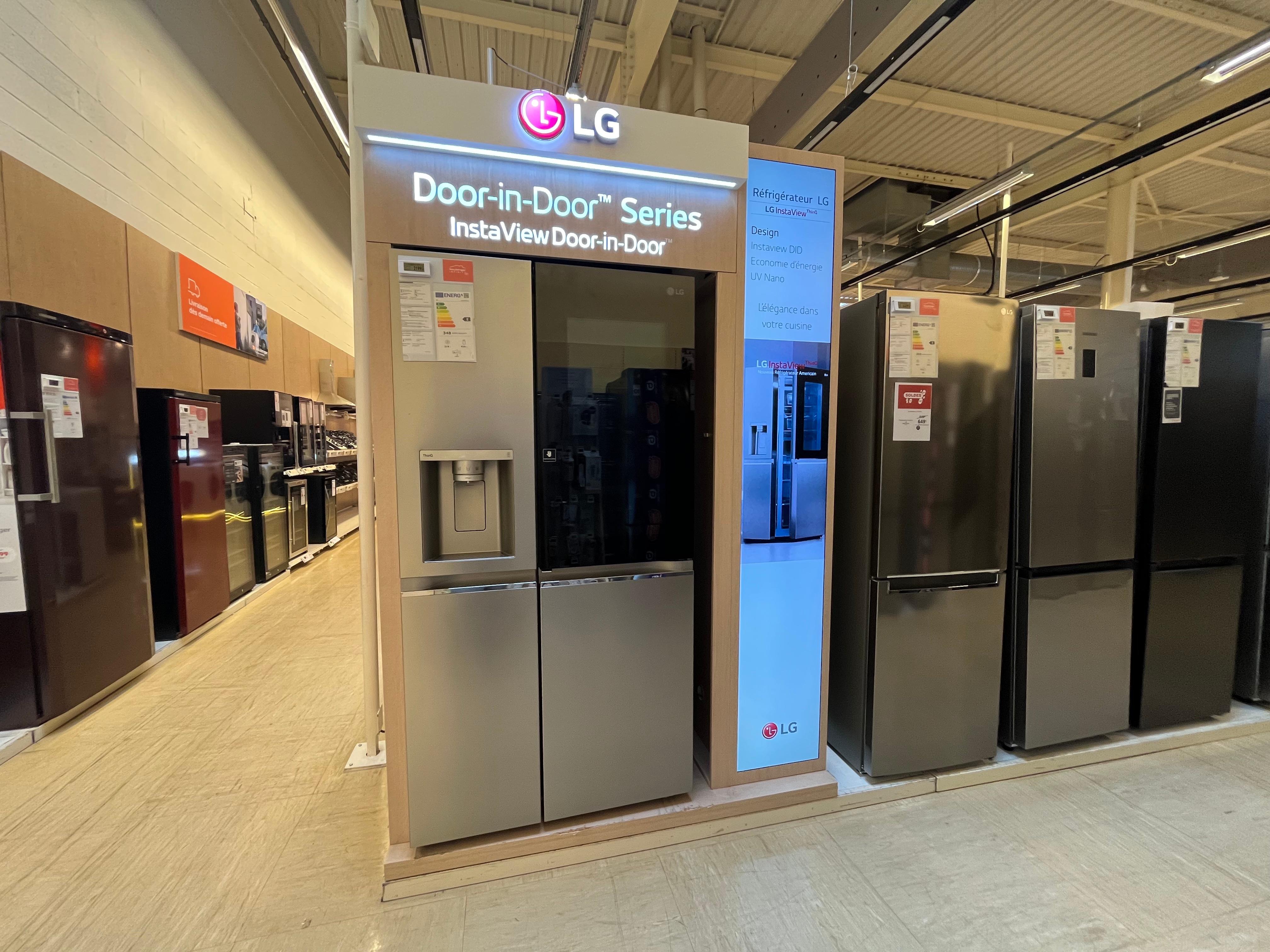 réfrigérateur instaview LG dans votre magasin boulanger st quentin fayet