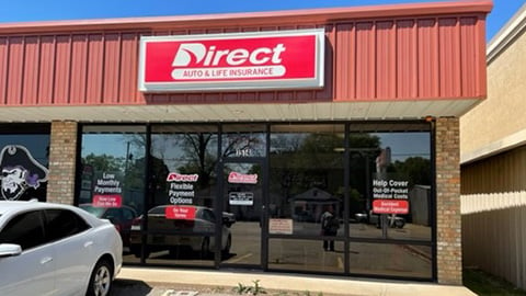 Direct Auto Insurance storefront located at  1514 E Race Ave, Searcy