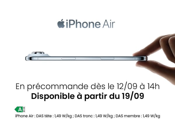 Pré commande de l'iPone Air au magasin Boulanger Mâcon.