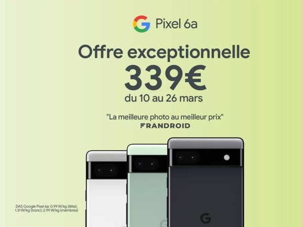 Bons Plans Pixel 6A à  Boulanger La Rochelle Angoulins
