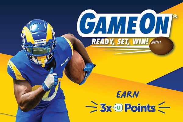 game on ready set win earn three times for you points