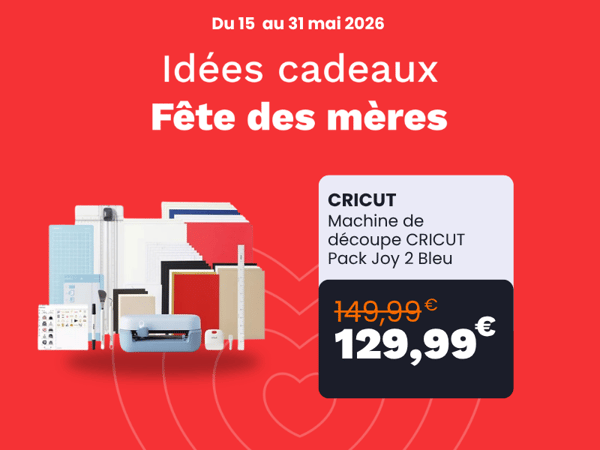 Machine de découpe CRICUT Pack Joy 2 Bleu