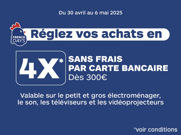 4X sans frais