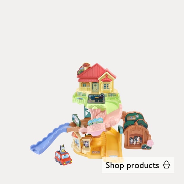 VTech Toot Toot Drivers Bluey Satnav Road Trip Playset