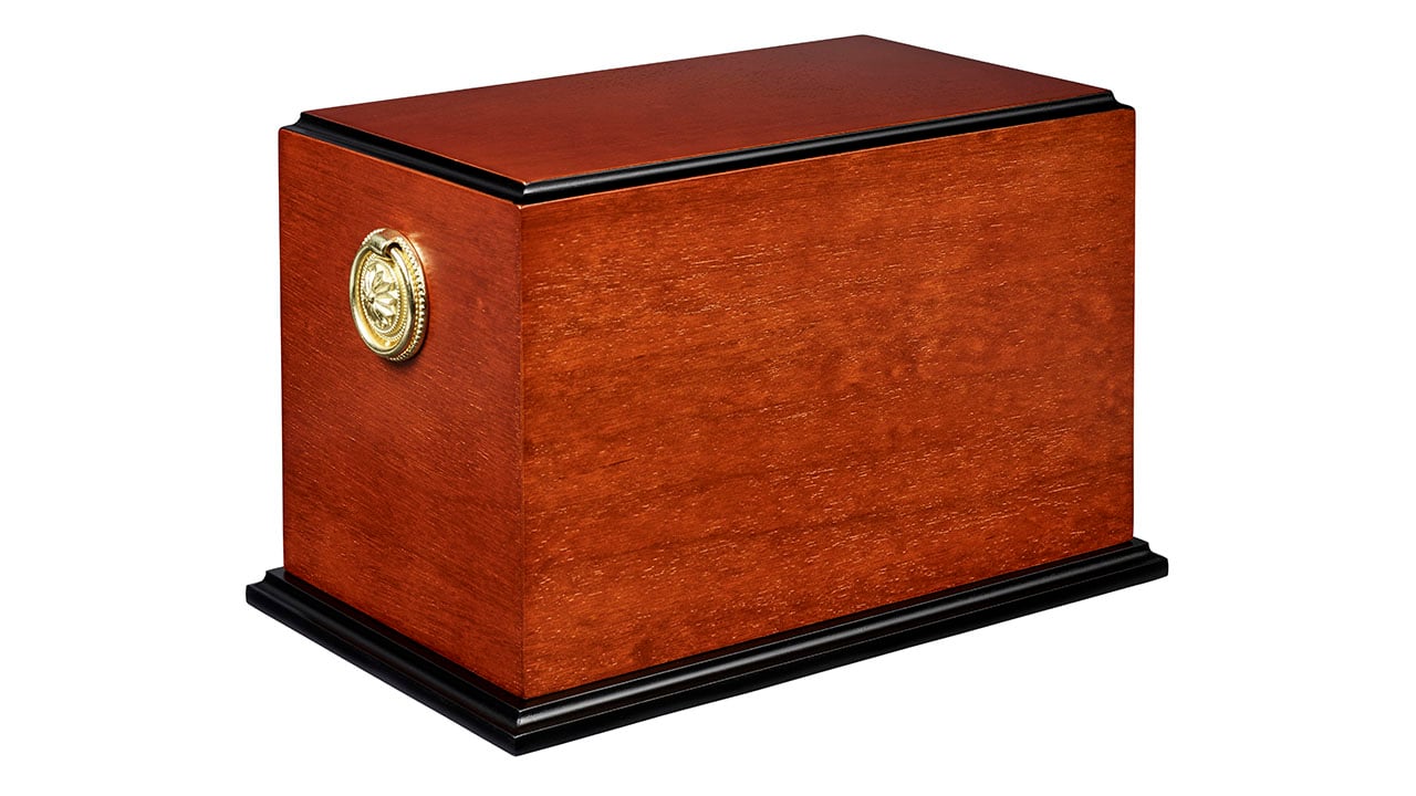 The Riverside from our Traditional Urns and Ashes Casket collection