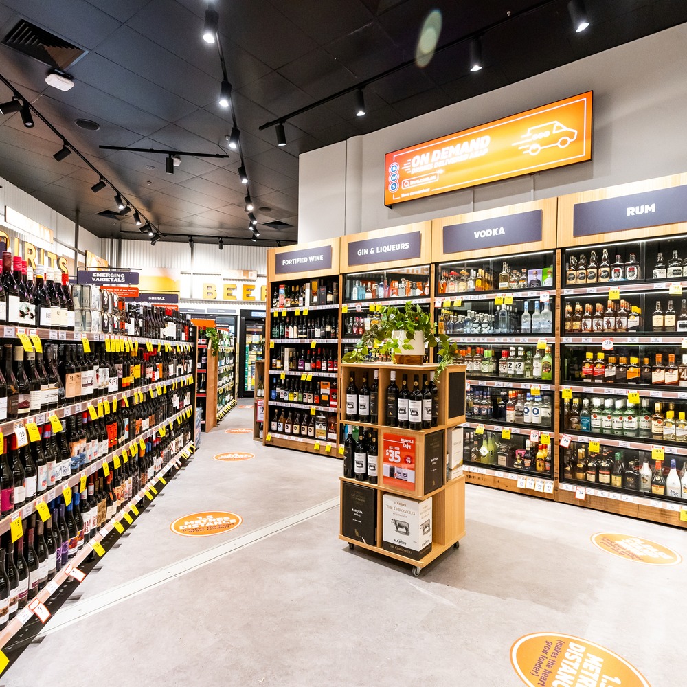 Inside BWS Townsville Stockland