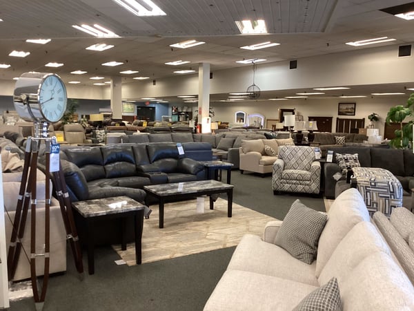 St Paul Slumberland Furniture Clearance Center interior