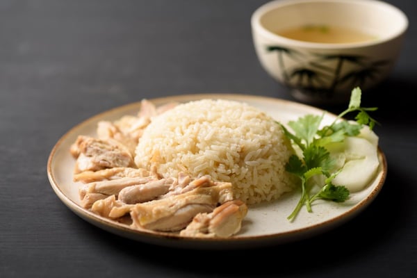 Hainanese chicken rice