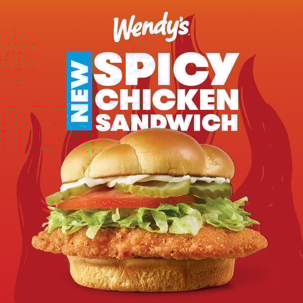 Wendy’s new Spicy Chicken Sandwich.