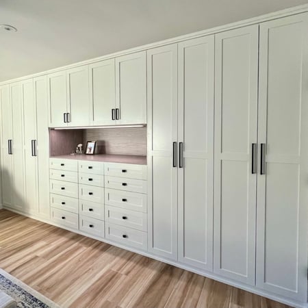Custom built and locally made wardrobe