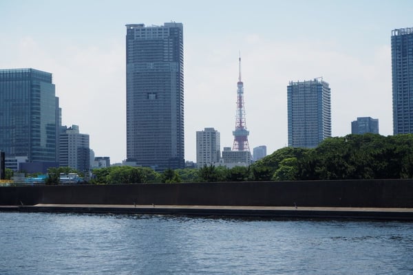 水上バスから東京タワー