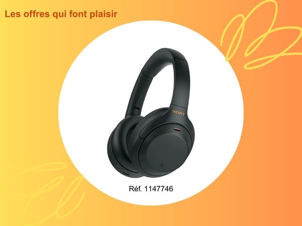 Votre Casque SONY WH-1000XM4 Noir chez Boulanger La Valentine; proche d'Allauch.