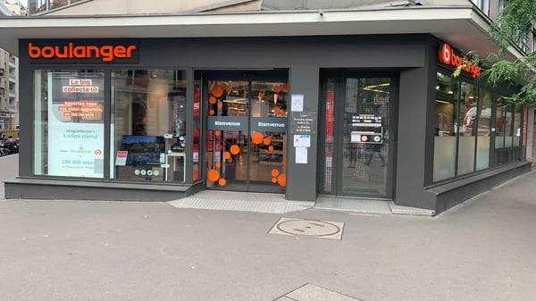 Devanture du magasin Boulanger Paris Beaugrenelle
Ventes de produits électroménagers et multimédia