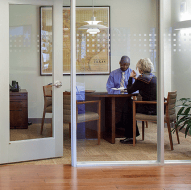 Bank lobby