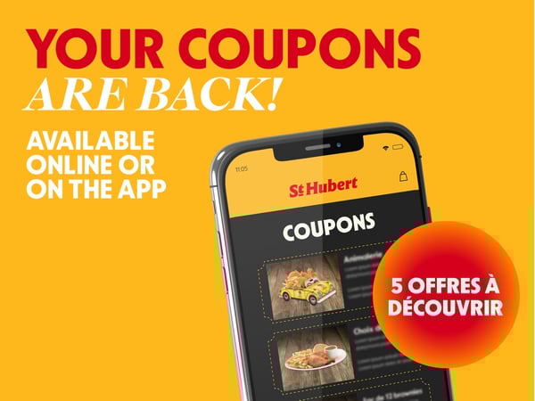 Your coupons are back!